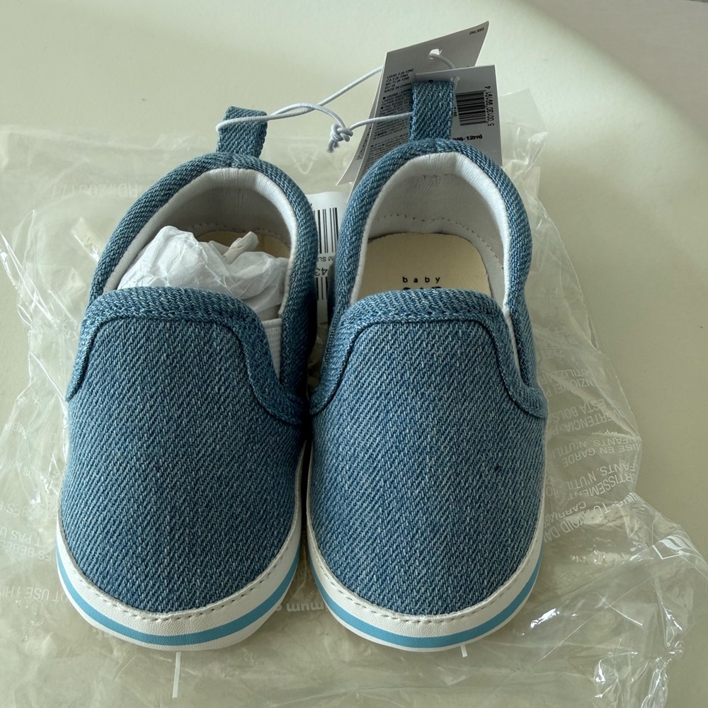 Baby Slip-On Denim Sneakers